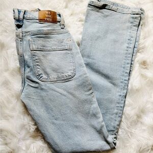 Free People Light Blue Women's Jeans Flare